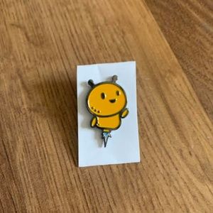 Smiling Rocket Pin